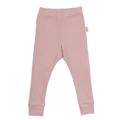 Legging rib 'Dusty pink'